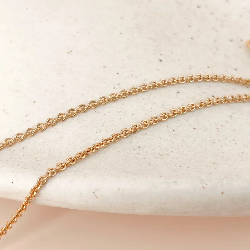 Hermès Necklace Amulettes Constance Pavé Diamond Necklace Rose Gold 18KR ose Gold One Size 40cm — cover view 9 of 10