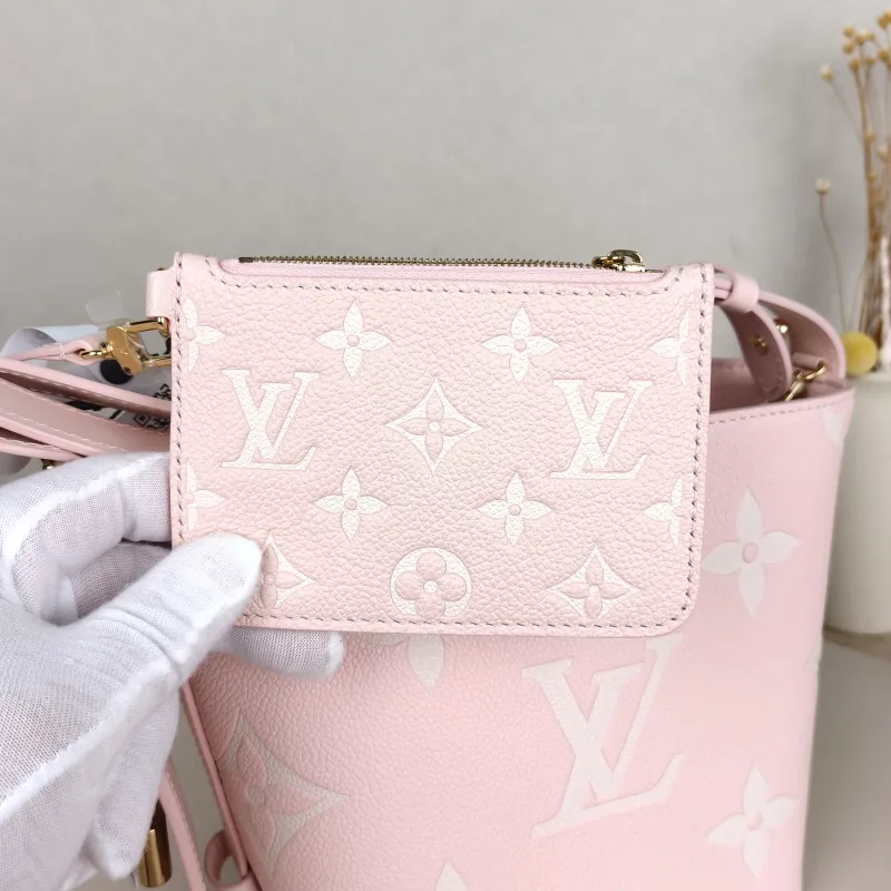 Louis Vuitton Top Handle Bag ALL IN BB · White Empreinte Embossed Calfskin Monogram BB18 × 12 × 16 cm — detail view 12 of 12