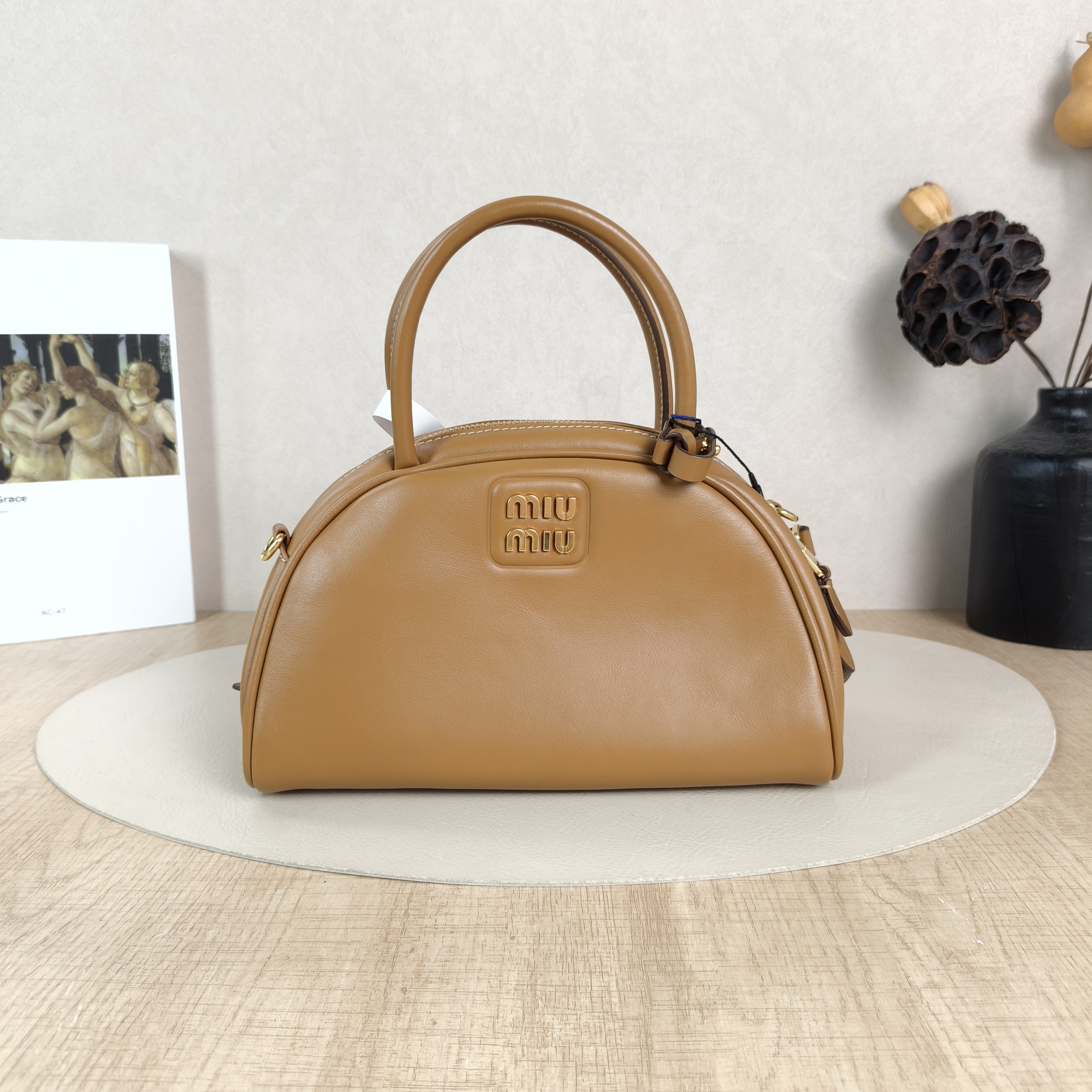 Miumiu Crossbody Bag Crossbody Bag Calfskin One Size23 × 11 × 15 cm