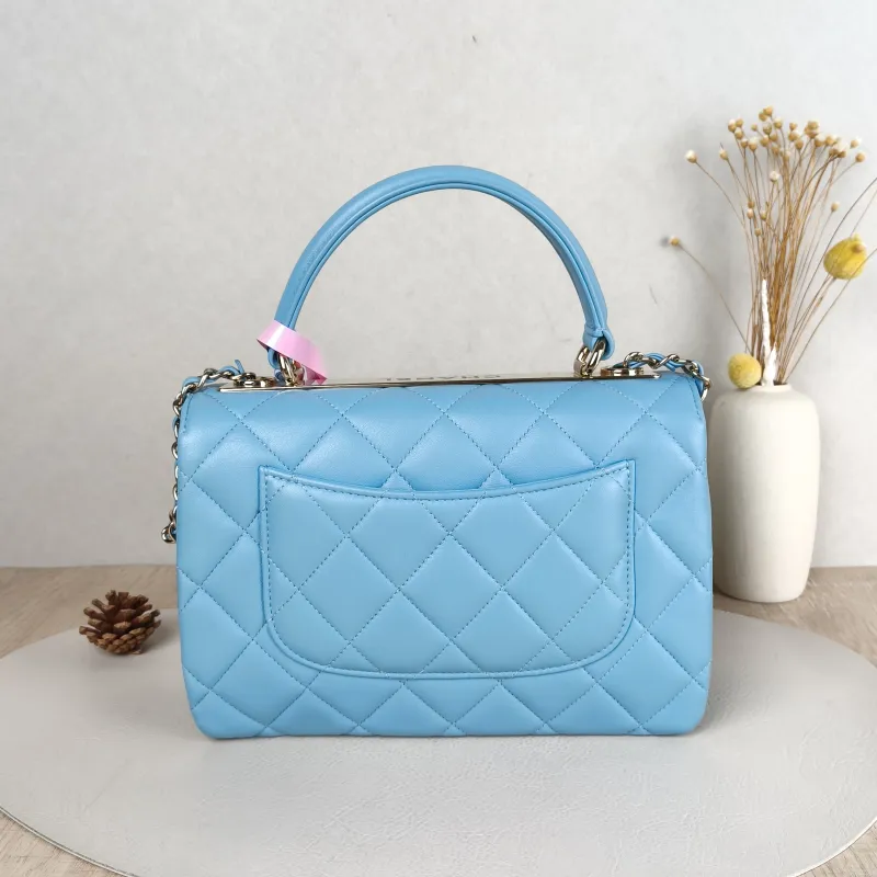 Chanel Crossbody Bag Trendy CC Blue Lambskin Small25 × 12 × 17 cm — cover view 4 of 5