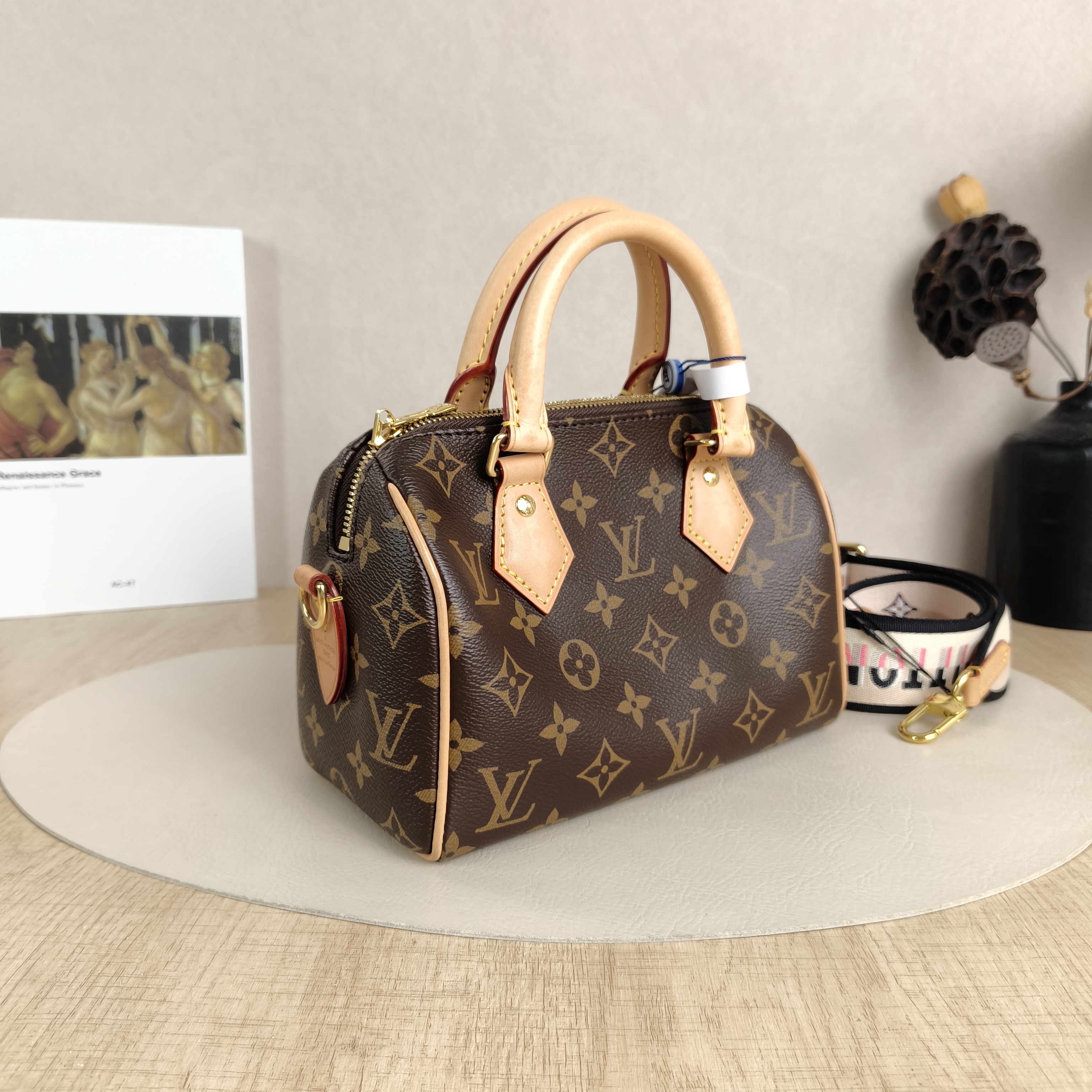 Louis Vuitton Crossbody Bag Speedy20 Shoulder Strap PVC Small20.5 × 12 × 13.5 cm — cover view 3 of 5