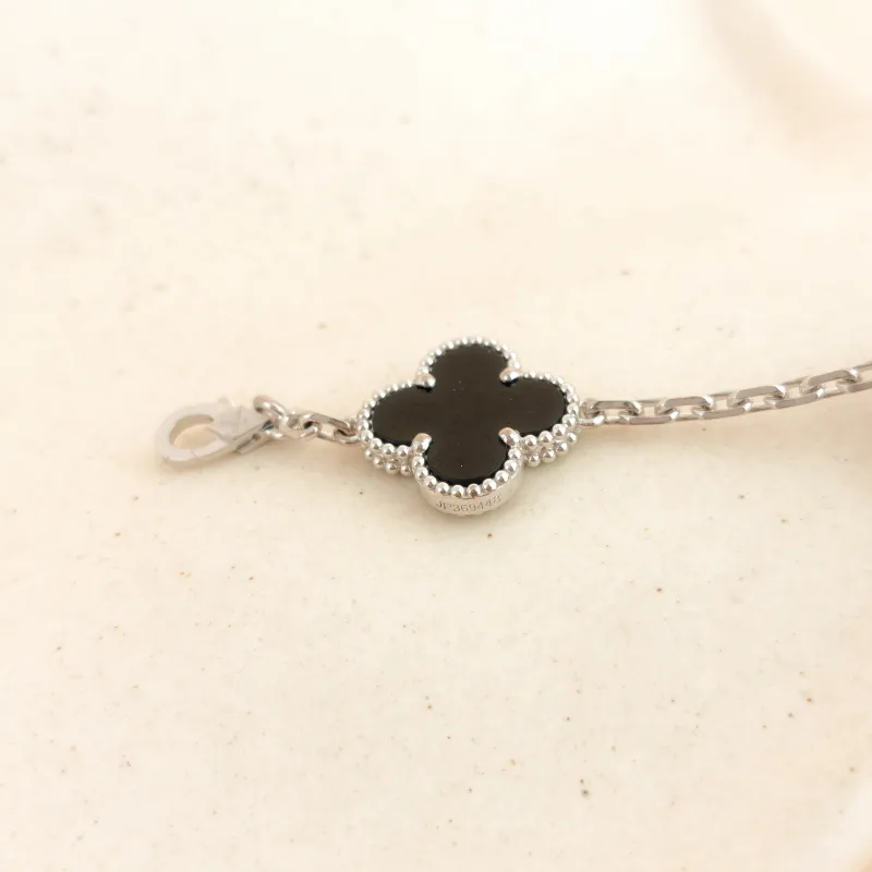 Van Cleef & Arpels Bracelet Alhambra Alhambra Collection Five-Motif Bracelet 18KW hite Gold Vintage Small 1.5 × 1.5 × 19 cm — cover view 7 of 9