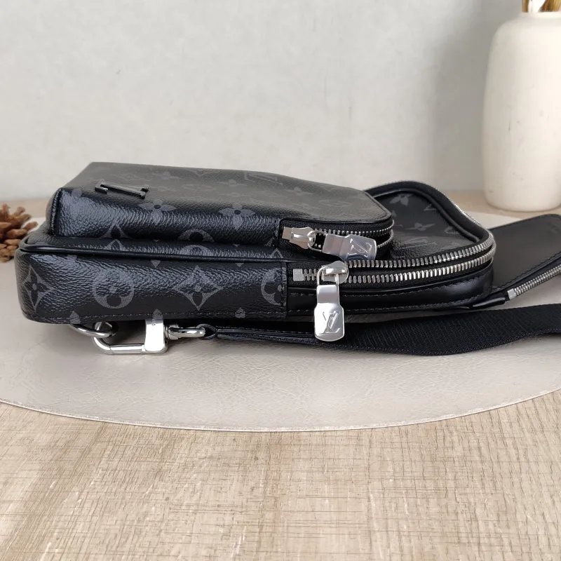 Louis Vuitton Shoulder Bag Avenue Shoulder Bag Black Monogram PVC One Size 15.5 × 7.5 × 25 cm — detail view 2 of 10