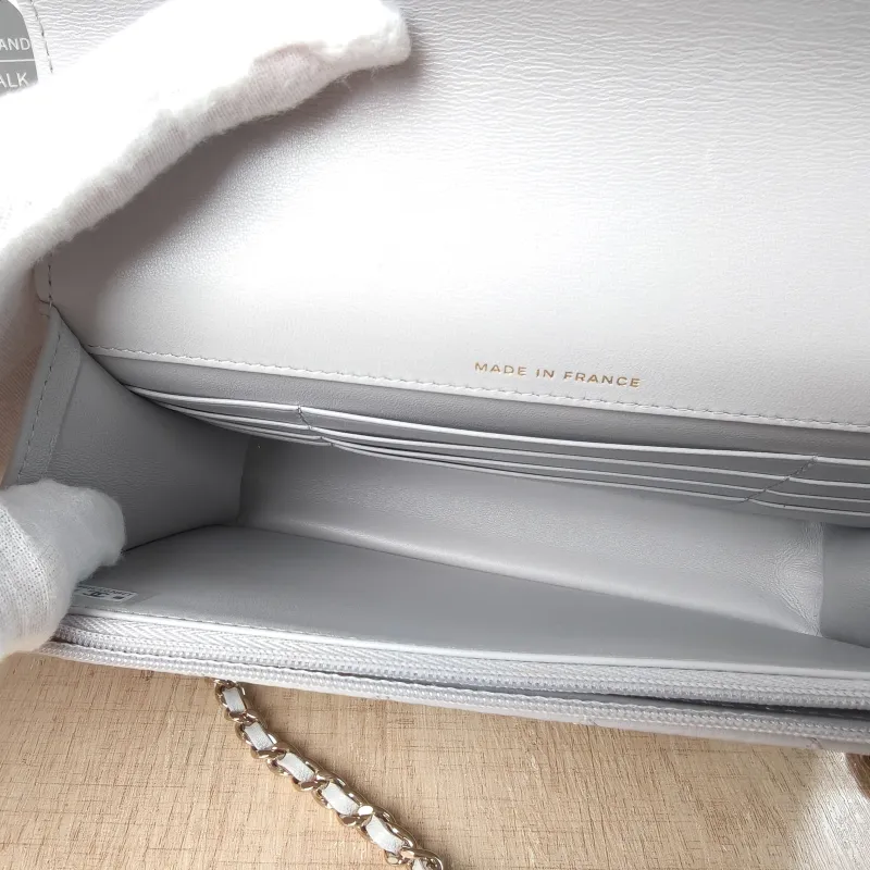 Chanel Backpack Backpack Grey Lambskin One Size 18.2 × 5 × 14 cm — detail view 3 of 11