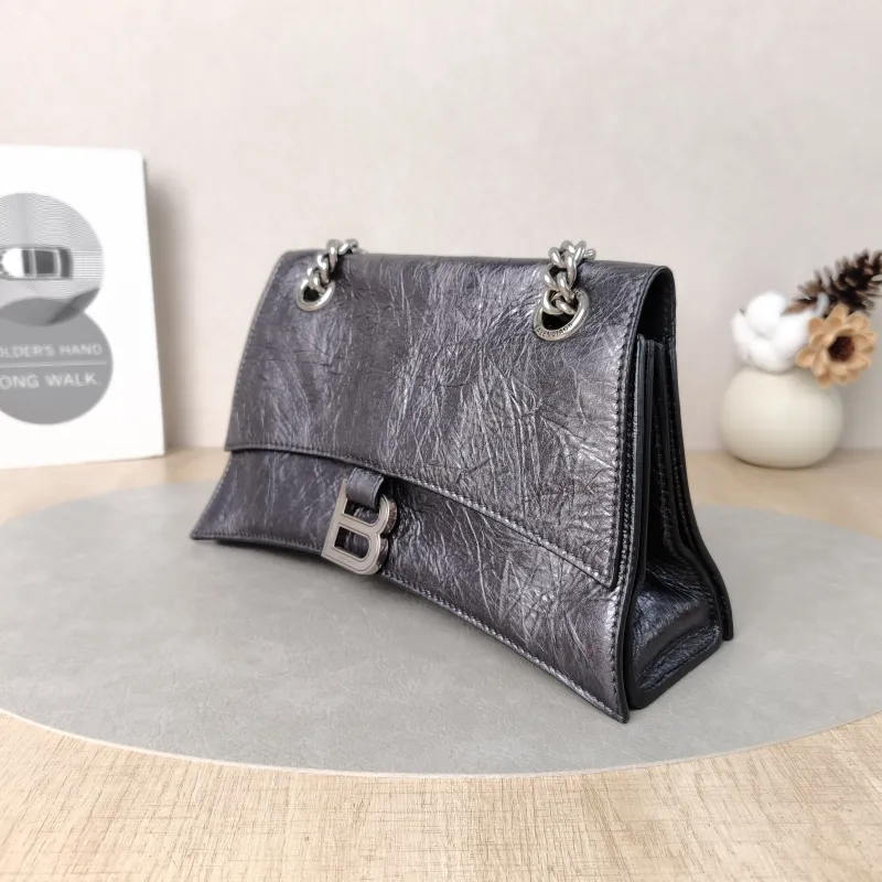 BALENCIAGA Shoulder Bag CRUSH Chain Bag Calfskin Small25 × 8 × 15 cm — cover view 5 of 5