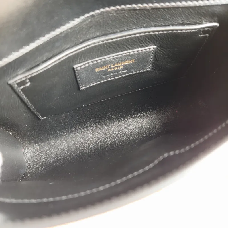 SAINT LAURENT Crossbody Bag MANHATTAN Black Calfskin Mini 19 × 14 × 4 cm — detail view 11 of 11