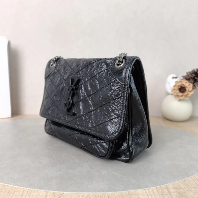 SAINT LAURENT Crossbody Bag Niki D Waxed Leather Calfskin Small21 × 7.5 × 16 cm — cover view 2 of 5