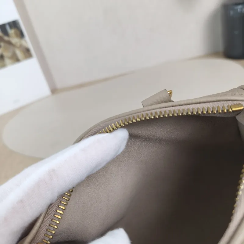 Louis Vuitton Crossbody Bag Speedy Nano · White Empreinte Embossed Calfskin nano 16 × 7.5 × 10 cm — detail view 6 of 11