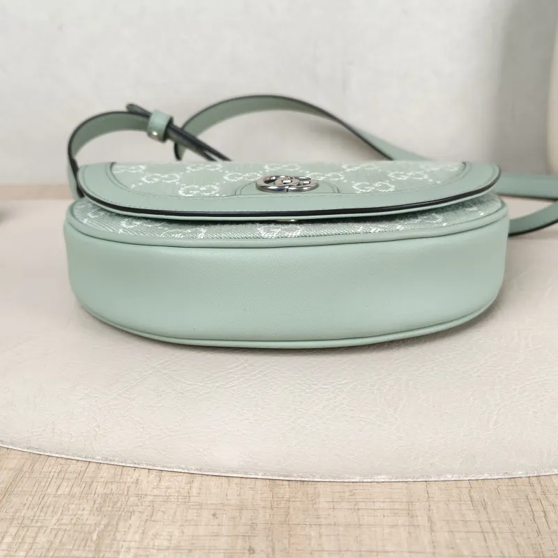 GUCCI Crossbody Bag Ophidia Green Mini 20 × 4 × 13.5 cm — cover view 2 of 6