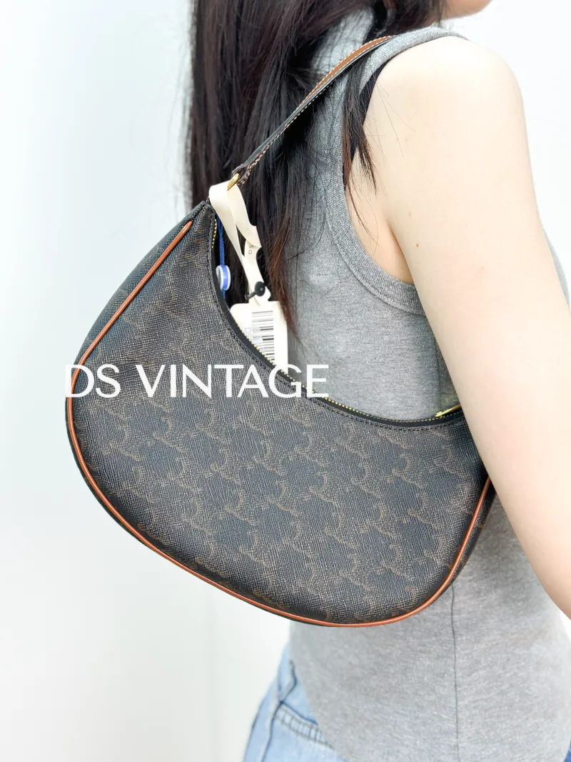 CELINE Shoulder Bag AVA Monogram PVC Medium23 × 7 × 19 cm — on-model view 1 of 3