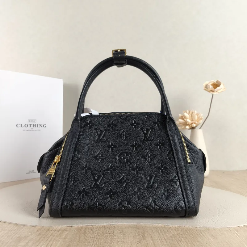 Louis Vuitton Top Handle Bag Top Handle Bag Black Calfskin One Size 21 × 15 × 16 cm — cover view 5 of 5