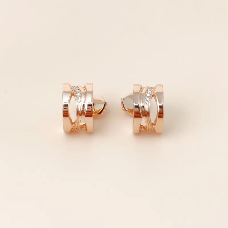 Bvlgari Earrings B.ZERO1Collection Earrings Rose Gold Diamond18KR ose Gold One Size — cover view 4 of 11