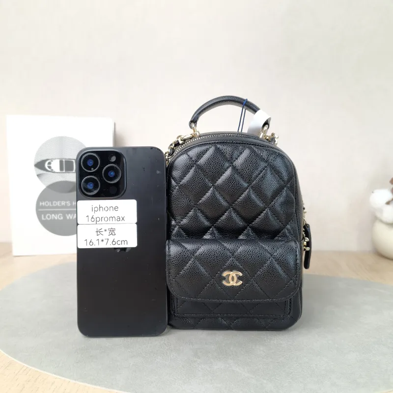 Chanel Backpack mini Backpack Collection Black Calfskin One Size13 × 9 × 18 cm — cover view 2 of 5