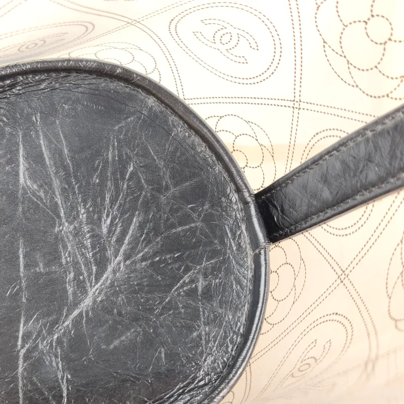Chanel Shoulder Bag Bucket Bag Black PVC 15.5 × 14.5 × 18 cm 25 — detail view 9 of 10