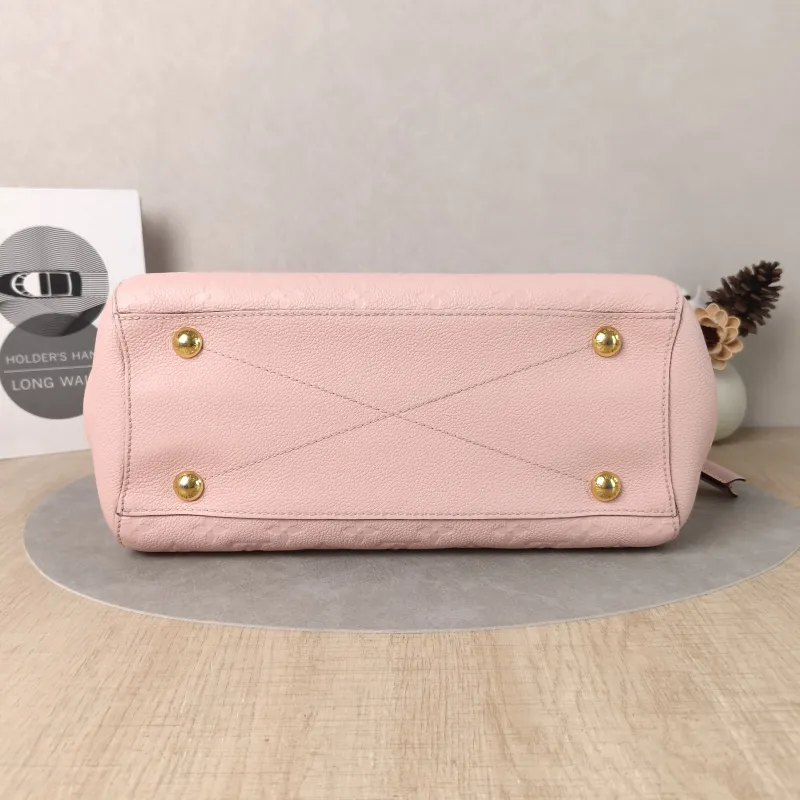 Louis Vuitton Top Handle Bag Montaigne Pink Calfskin BB29 × 13 × 20 cm — cover view 2 of 6