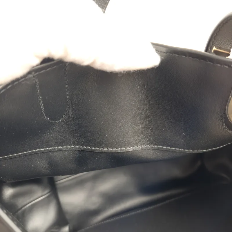 DIOR Top Handle Bag TOUJOURS Edition Black Calfskin Medium 23 × 16 × 24 cm — detail view 10 of 11