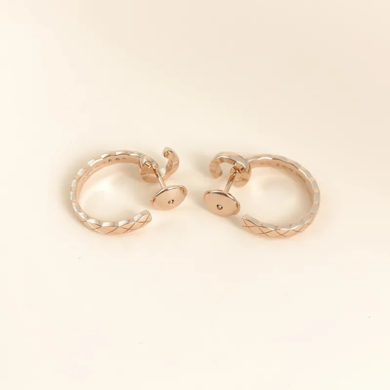 Chanel Jewelry · COCO CRUSH Earrings Rose Gold 18KR ose Gold One Size — cover view 4 of 8