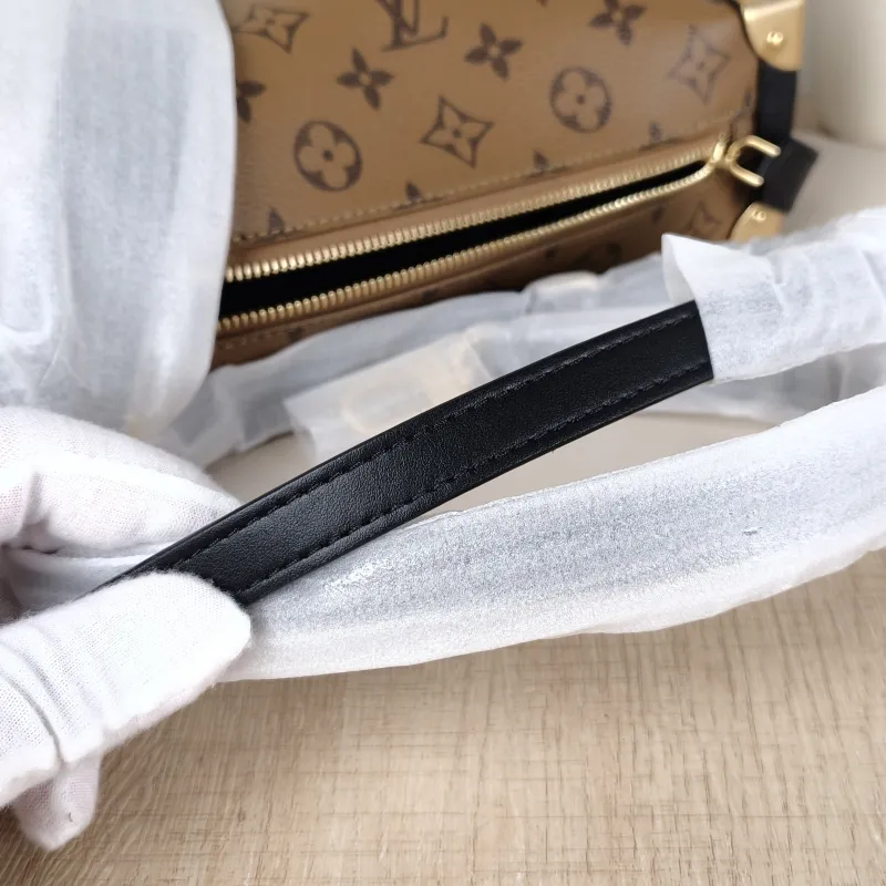 Louis Vuitton Crossbody Bag Side Trunk Box Monogram PVC Medium 23.5 × 8.5 × 16 cm — detail view 8 of 11