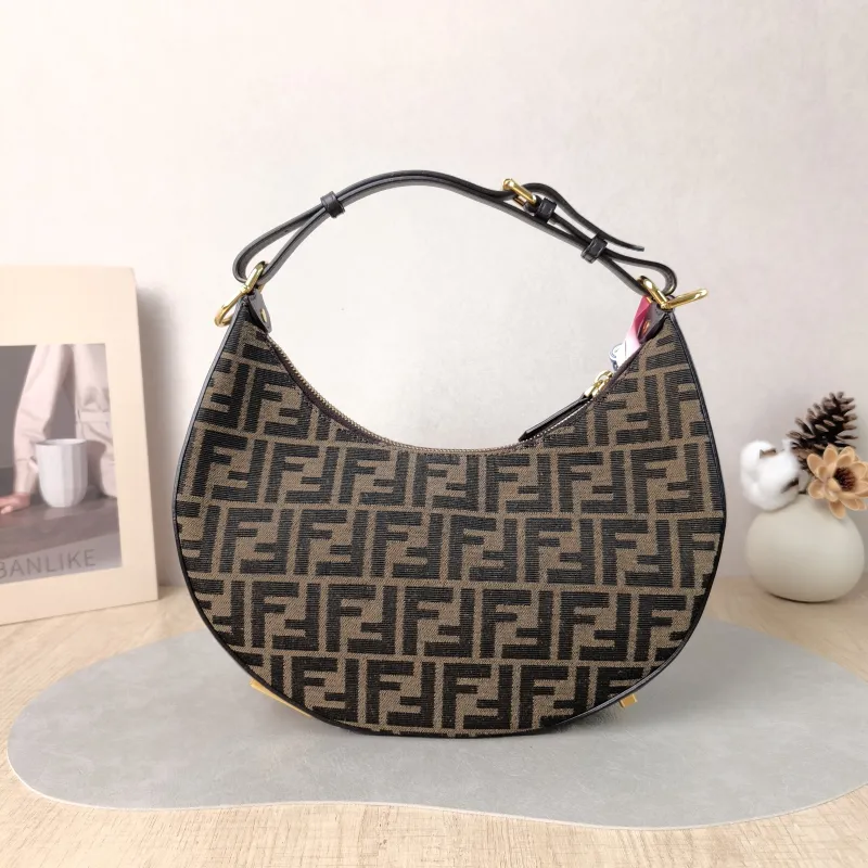FENDI Shoulder Bag graphy Monogram Canvas Small 29 × 10 × 24.5 cm