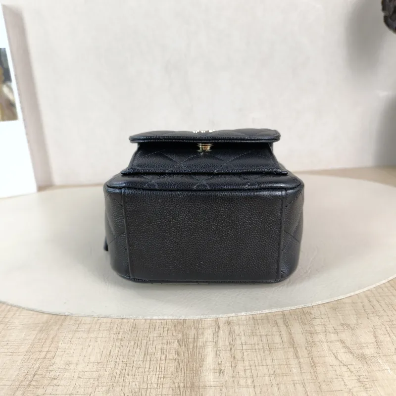 Chanel Backpack mini Backpack Collection Black Grained Calfskin One Size 13 × 9 × 18 cm — cover view 5 of 6