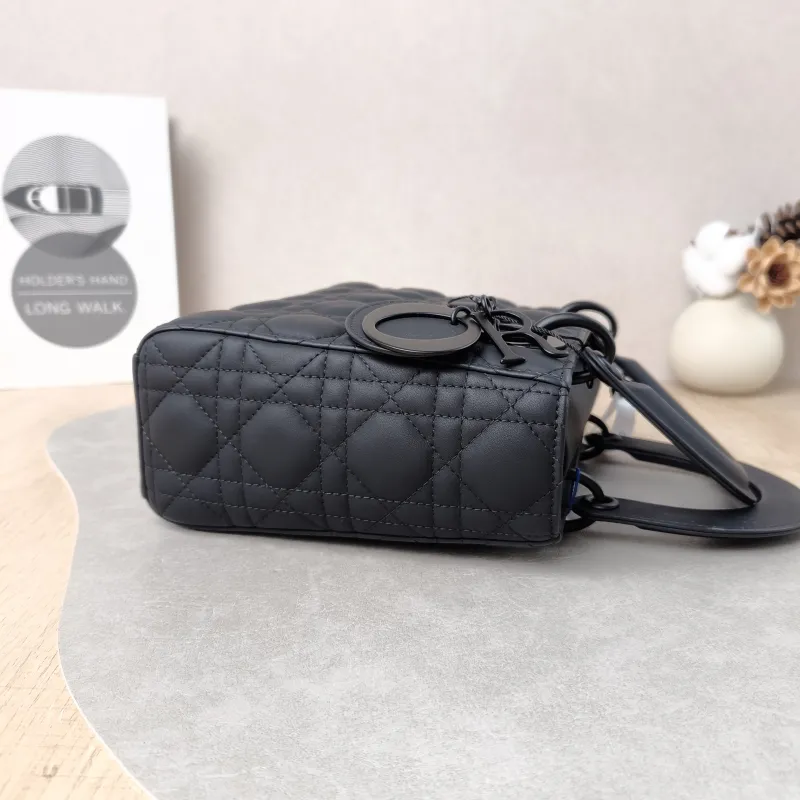 DIOR Top Handle Bag Lady Lady Dior Bag SL ambskin Small 20 × 8 × 18 cm — detail view 11 of 13