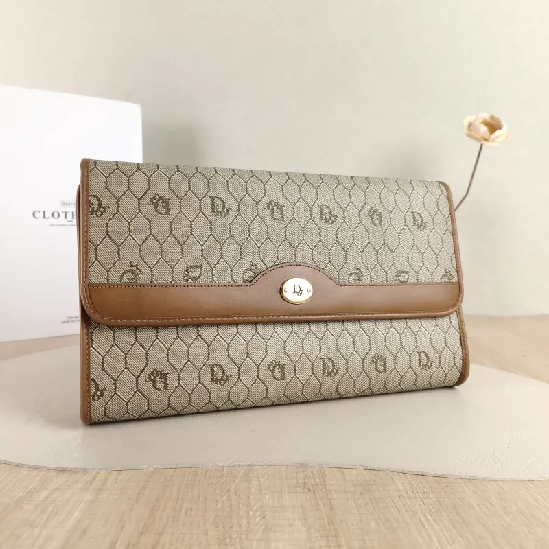 DIOR Shoulder Bag Shoulder Bag Brown PVC One Size 28 × 4 × 17 cm — cover view 3 of 5