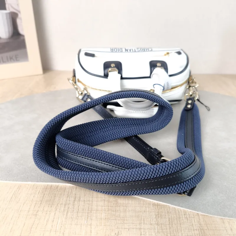 DIOR Crossbody Bag Vibe Bowling White CC alfskin Mini 17.5 × 8 × 10.5 cm — detail view 11 of 12