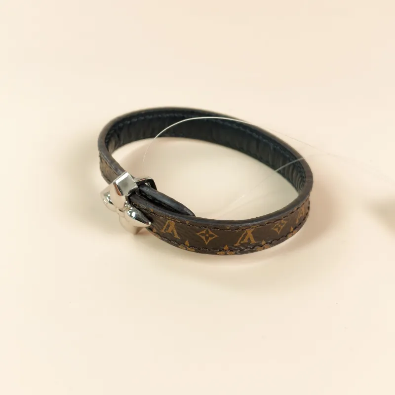 Louis Vuitton Bangle Bangle Silver Monogram One Size 20cm โ cover view 2 of 7