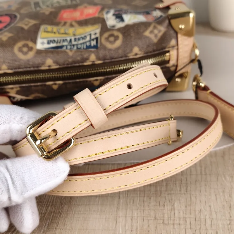 Louis Vuitton Crossbody Bag Side Trunk Box Edition Brown PVC Medium 23.5 × 8.5 × 16 cm — detail view 2 of 11