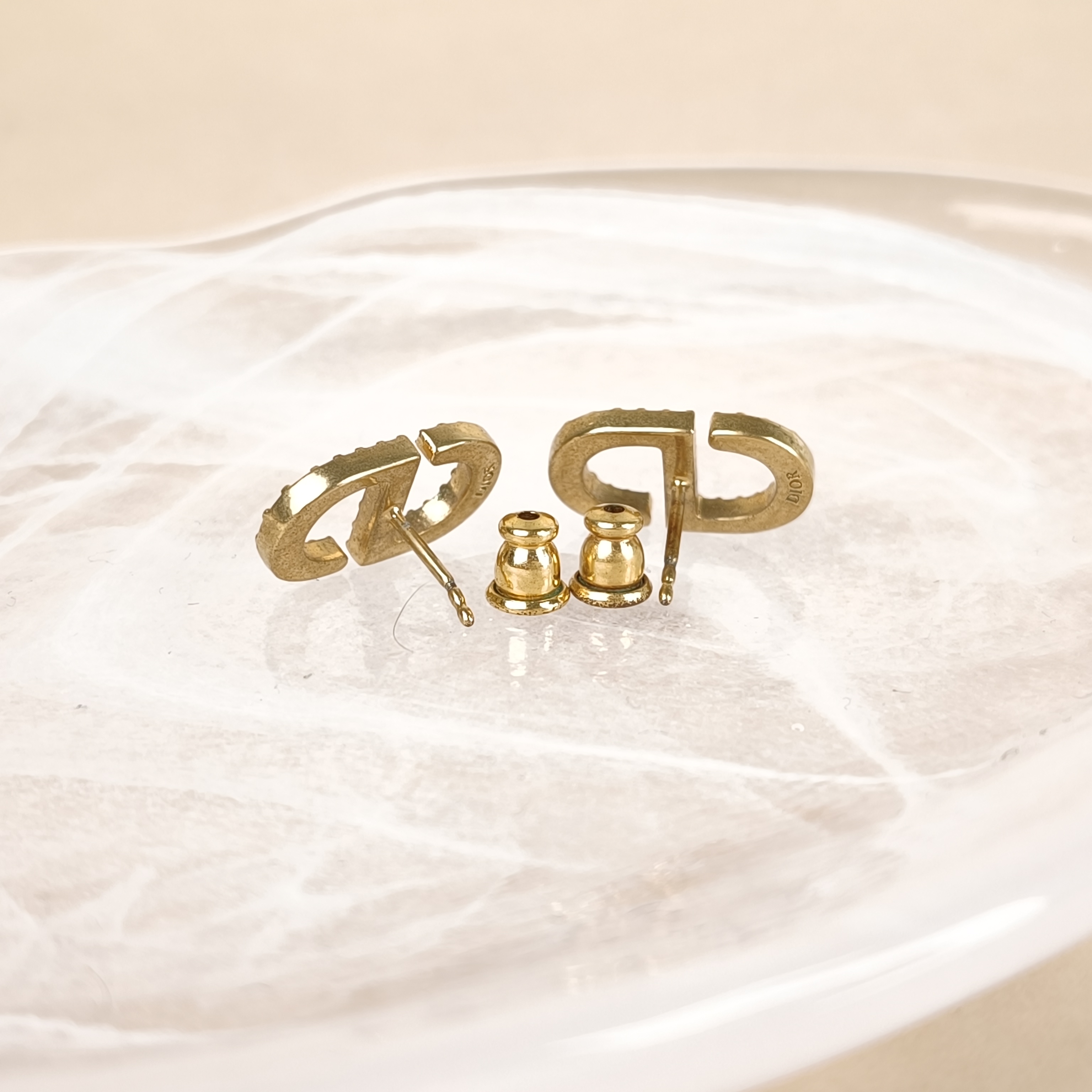 DIOR Earrings Earrings CD Gold — cover view 3 of 6