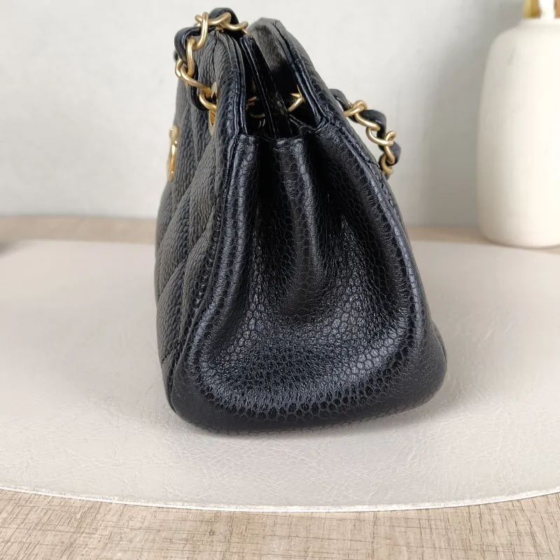 Chanel Crossbody Bag24k Bowling Bag Black Grained Calfskin One Size21 × 9 × 14 cm — detail view 6 of 11