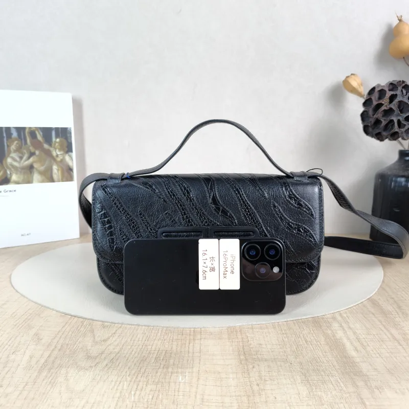 BALENCIAGA Shoulder Bag GOSSIP Black CC alfskin Small 23.5 × 10.5 × 12.5 cm — cover view 4 of 5