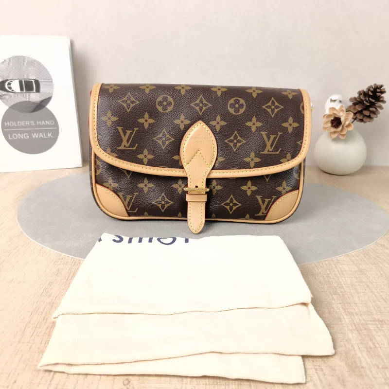 Louis Vuitton Crossbody Bag Diane Baguette Bag Shoulder Strap PVC Small24 × 9 × 15 cm — cover view 4 of 6