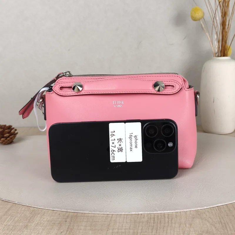 FENDI Crossbody Bagby the way Pink Calfskinmini20 × 9 × 12 cm — cover view 5 of 5