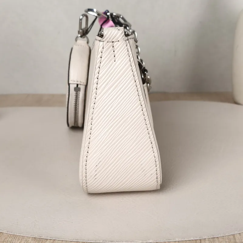 Louis Vuitton Shoulder Bag MARELLINI White Epi Embossed Calfskinmini19 × 6.5 × 13.5 cm — detail view 1 of 14