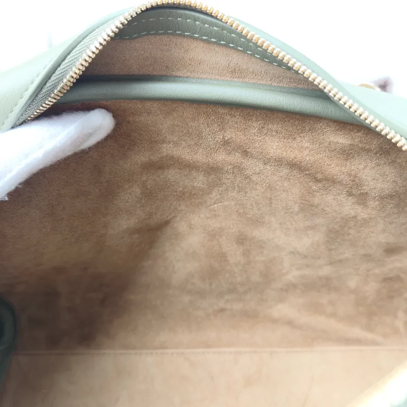 LOEWE Crossbody Bag amazona 23 Green Canvas One Size 24 × 10 × 15 cm — detail view 12 of 13
