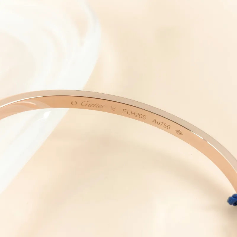 CARTIER Bangle Love Collection Bangle Rose Gold 18KR ose Gold Small Edition 16 — cover view 4 of 7