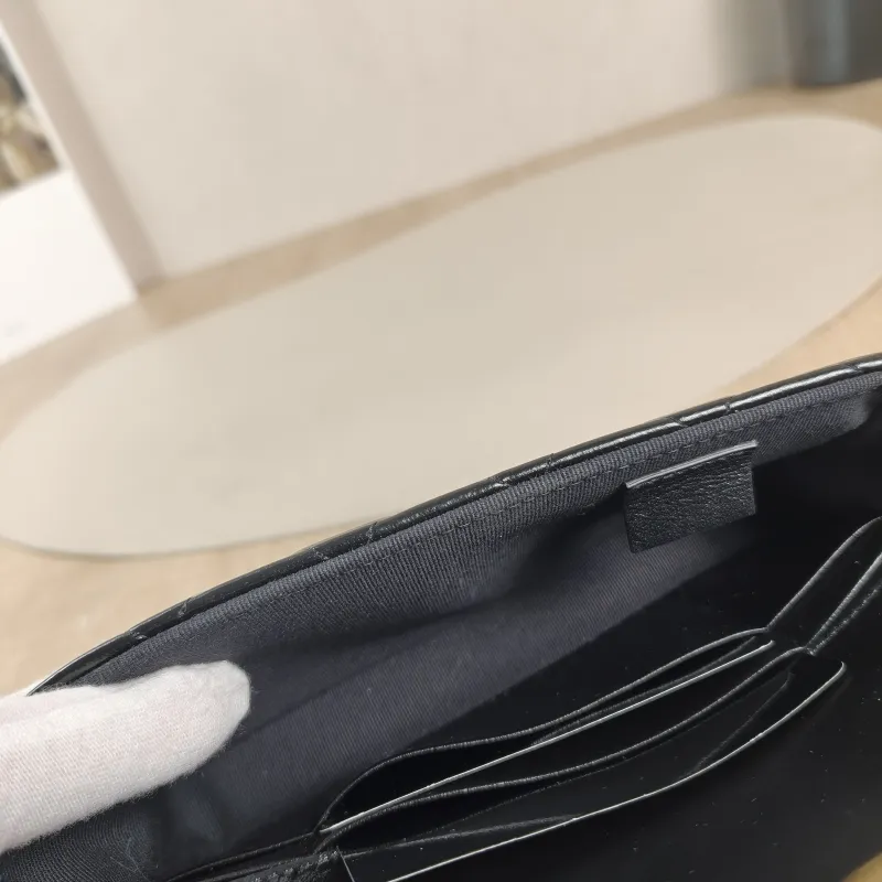 Chanel Crossbody Bag C Logo Crossbody Bag Black Lambskin One Size 17.5 × 4 × 9.5 cm — detail view 12 of 12