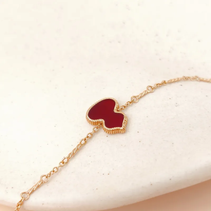 Qeelin Bracelet Wulu Collection Bracelet Red Agate 18KR ose Gold One Size 18cm — cover view 7 of 7