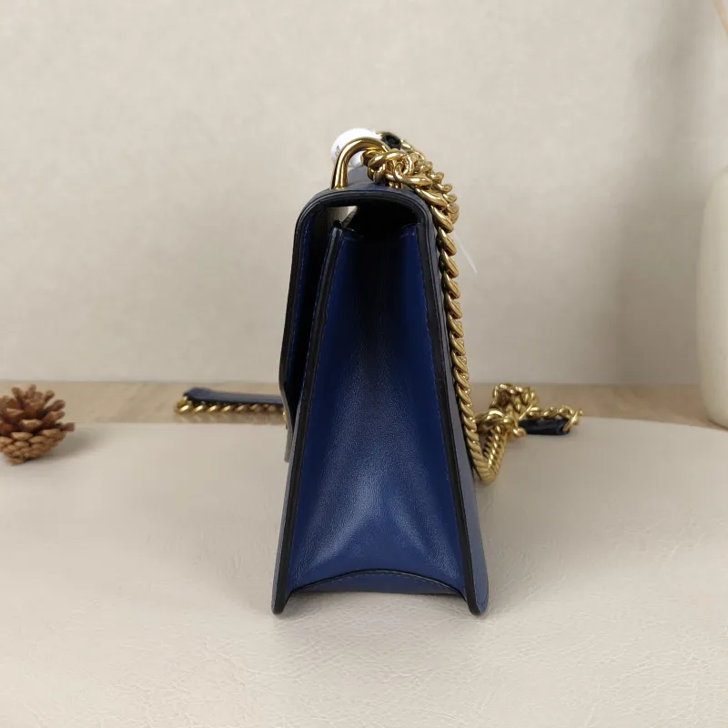 PRADA Crossbody Bag Crossbody Bag Clutch Blue Calfskin One Size20 × 7 × 14 cm — cover view 9 of 9