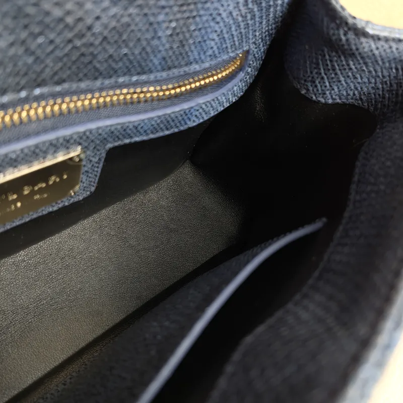 Bvlgari Crossbody Bag Serpenti Cabochon Navy Small 21.5 × 7 × 15 cm — detail view 7 of 11