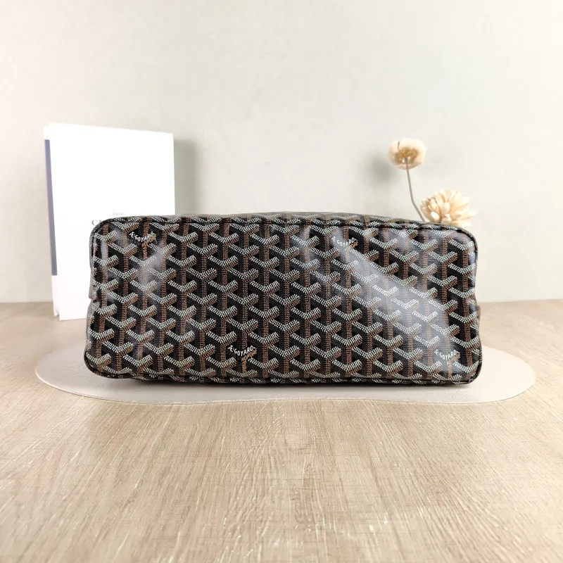 GOYARD Shoulder Bag Boheme Hobo​ Black ine Canvas Small 43 × 14 × 27 cm — cover view 5 of 5