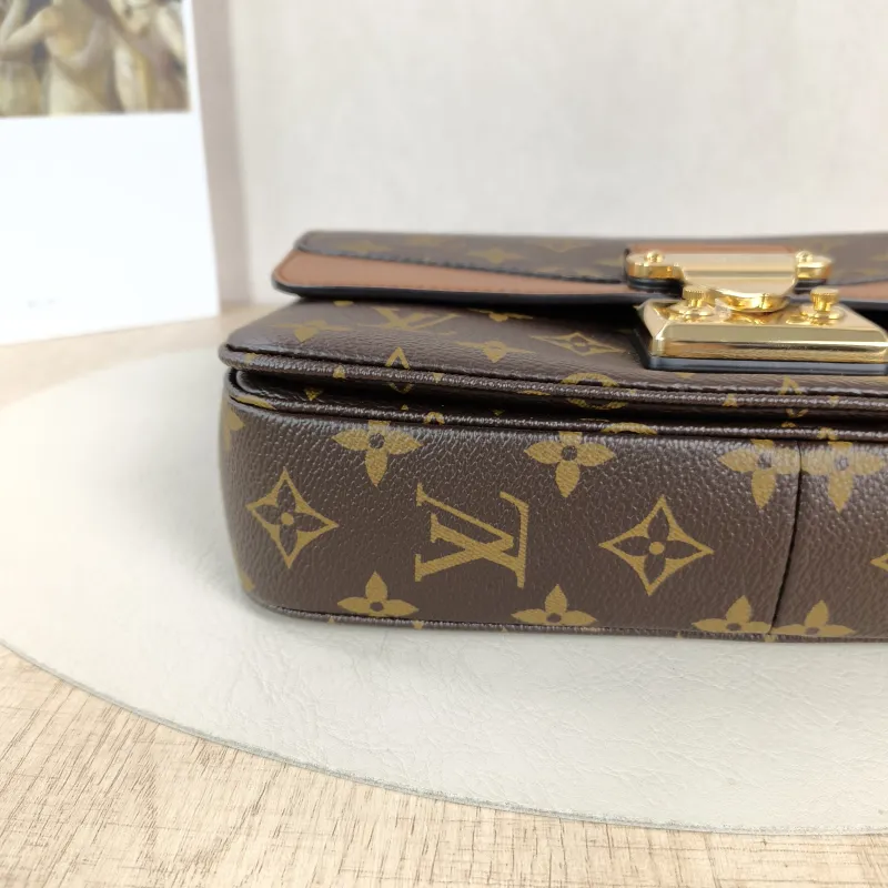 Louis Vuitton Crossbody Bag Marceau Chain Bag Caramel PVC · Calfskin One Size24.5 × 6.5 × 15 cm — detail view 10 of 14