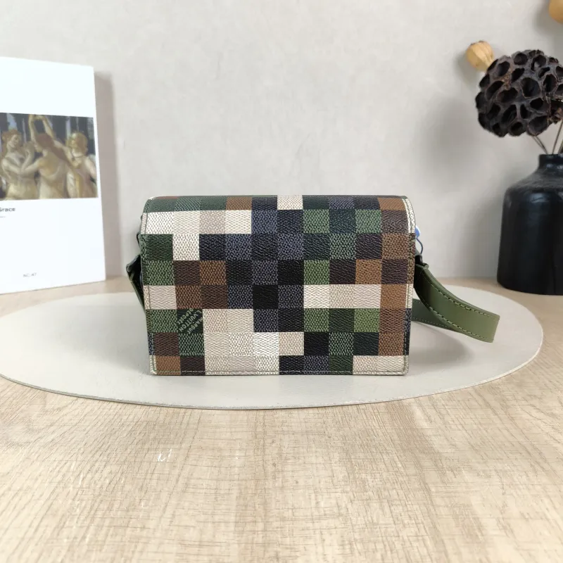 Louis Vuitton Crossbody Bag Steamer Box Green PVC Mini 18 × 6.5 × 11 cm — cover view 5 of 6