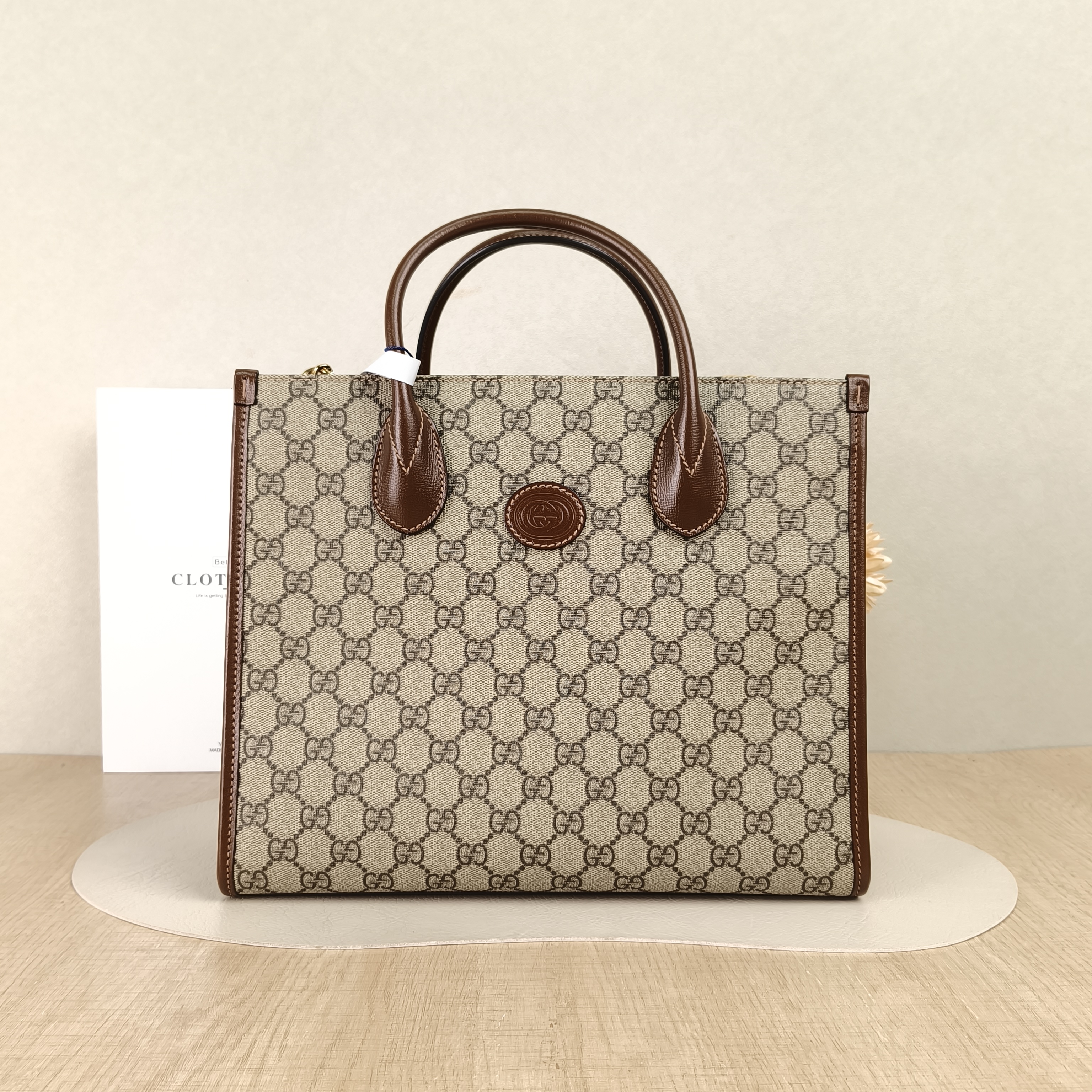 GUCCI Top Handle Bag GG Retro Collection Tote Bag Monogram PVC Small31 × 14 × 26.5 cm