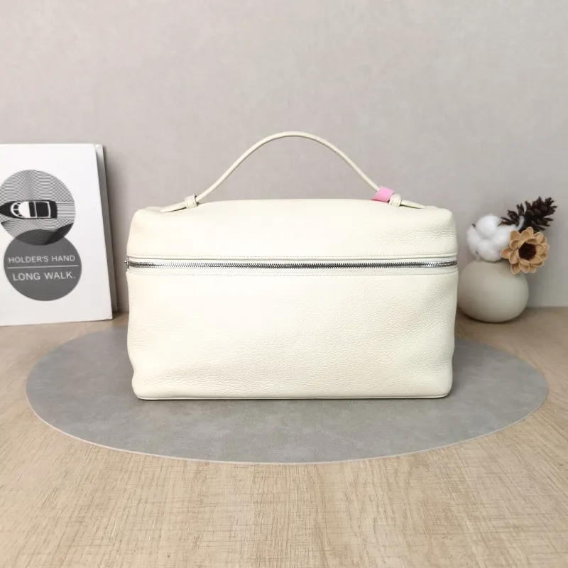Loro Piana Crossbody Bag Extra Pocket L27 White Calfskin One Size27 × 10 × 16 cm