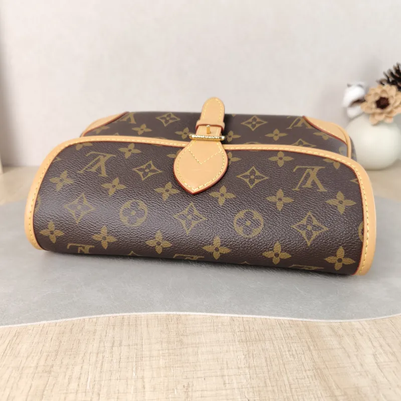 Louis Vuitton Crossbody Bag Diane Baguette Bag Shoulder Strap PVC Small 24 × 9 × 15 cm — detail view 9 of 14