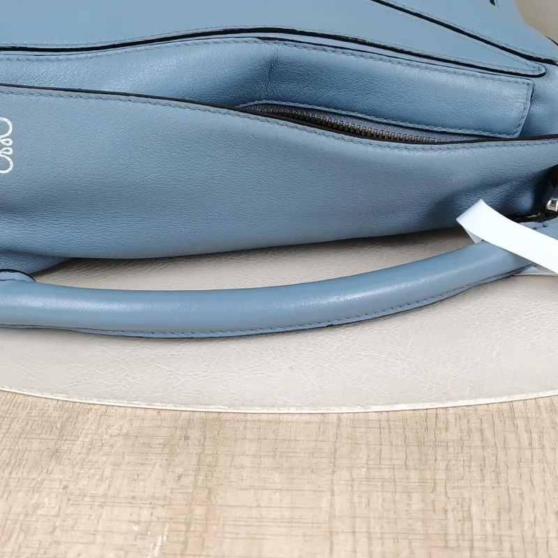 LOEWE Crossbody Bag Puzzle Blue CC alfskin Small24 × 10.5 × 16.5 cm — detail view 12 of 12