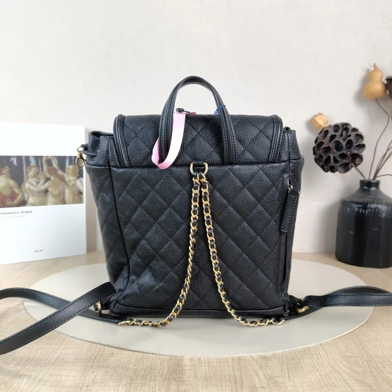 Chanel Backpack vanity case Backpack Black Calfskin One Size 22 × 13 × 25 cm 26 — cover view 2 of 6