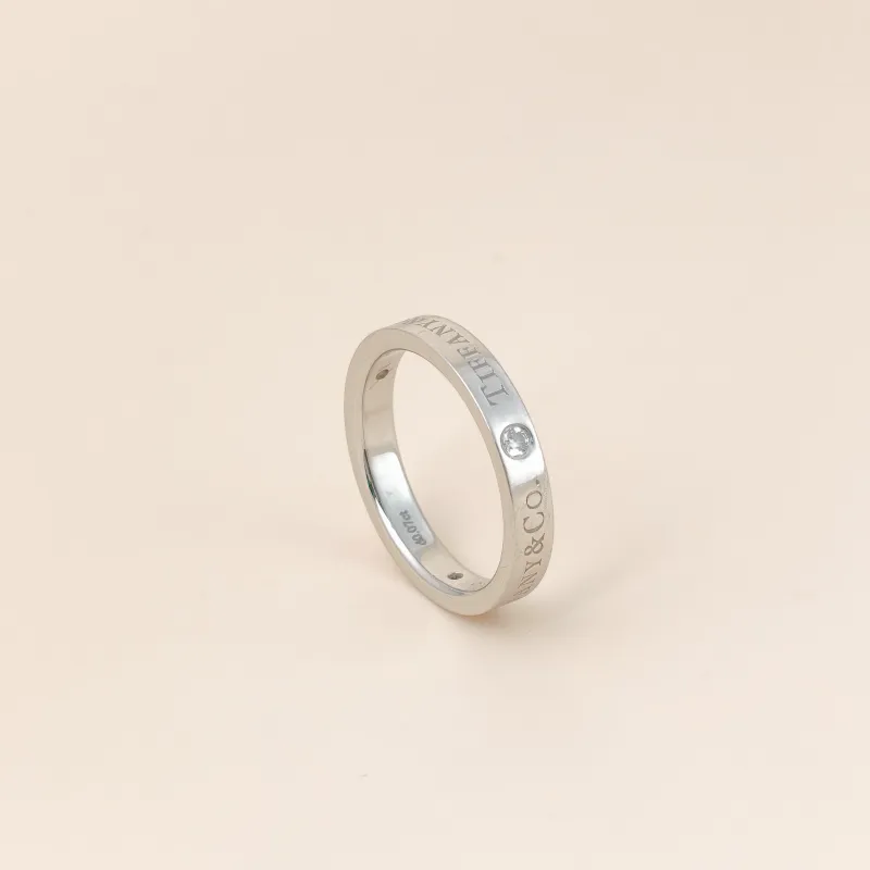 Tiffany&Co. Ring T&CO Silver PT950Diamond One Size 49 — cover view 3 of 9